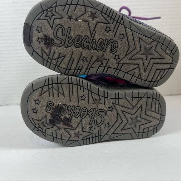 Skechers Twinkle Toes Toddler Girls Grey size 5 boots. 10415N - Picture 7 of 8